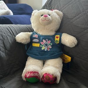 Build a bear Girl Scout cookie bear